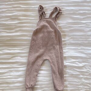 Quincy Mae lavender knit romper